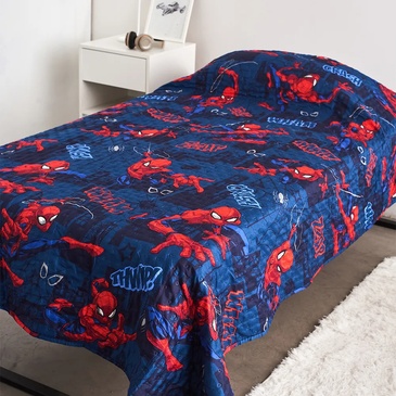 Cubrecama Ultra Soft 1 1/2 Plaza Spiderman Piñata