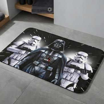 Alfombra de baño Star Wars - DARK SIDE Antideslizantes 60cm x 40cm Piñata