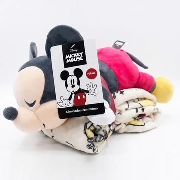 Manta Infantil con Almohadón Mickey Piñata