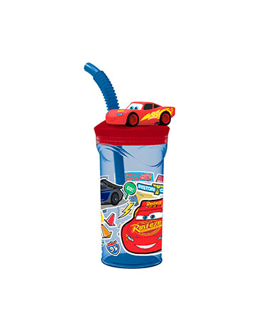 Venta por Mayor y Catalogo Vaso 360ml Figura 3D Cars Wabro