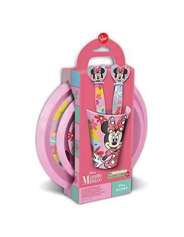 Set 5 Piezas Minnie Mouse  Wabro