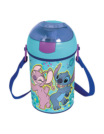 Botella Lilo y Stich 450ml Pop Up Wabro