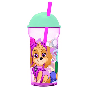 Venta por Mayor y Catalogo Vaso 460 Transparente Tapa Alta Paw Patrol Skye  Wabro