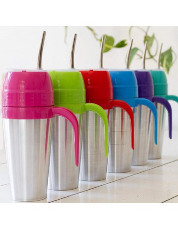 Metamate Aluminio C/ Bombilla Acero inoxidable ( 400ML) - Cimarron