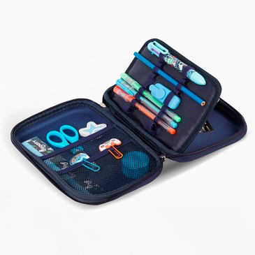 Cartuchera Termoformada Con Utiles y Stickers Footy - Footy