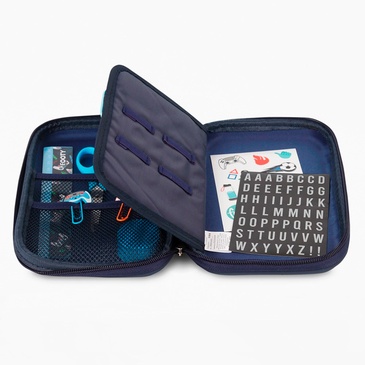 Cartuchera Termoformada Con Utiles y Stickers Footy - Footy