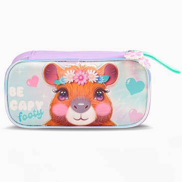 Venta por Mayor y Catalogo Cartuchera Con Division Interna Capybag Footy