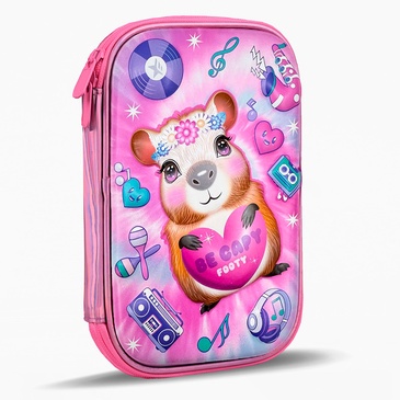 Cartuchera Termoformada Con Utiles Capibag - Footy