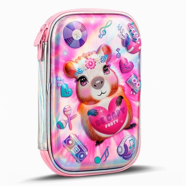 Cartuchera Termoformada Con Utiles Capibag - Footy