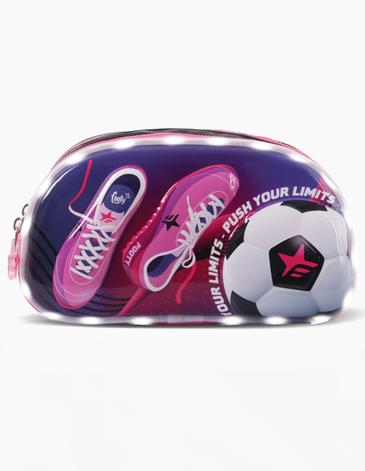 Cartuchera Con Luz Led - Footy