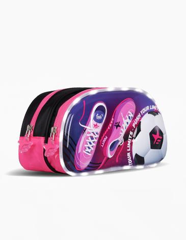 Cartuchera Con Luz Led - Footy