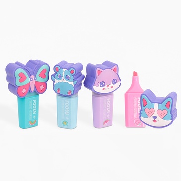 Resaltadores x 4 Unid. - Footy