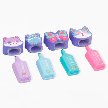 Resaltadores x 4 Unid. - Footy