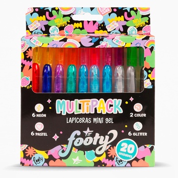 Mini Biromes Gel x 20 Unid. Footy