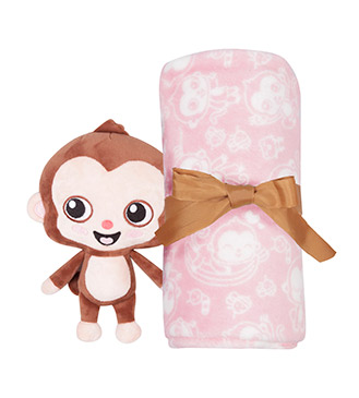 Set De Peluche y Manta - Mono Lulo