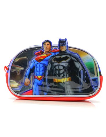 Venta por Mayor y Catalogo Cartuchera 3D Liga de la Justicia 1 Cierre Cresko