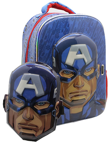 Mochila Carro Capitan America 12 
