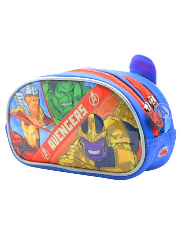 Cartuchera 3D Capitan America 2 Cierres - Cresko