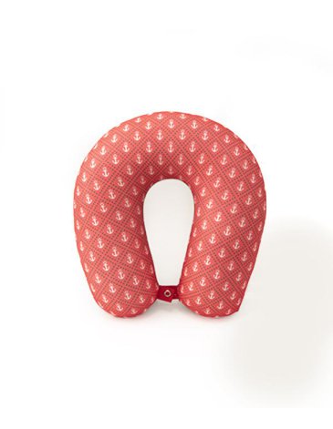 Venta por Mayor y Catalogo Almohadita De Viaje ANCLAS ROJO Enchúlate