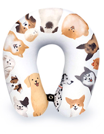 Venta por Mayor y Catalogo Almohadita de Viaje Perritos Enchúlate