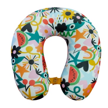 Venta por Mayor y Catalogo Almohadita Viaje ARABESCOS CELESTE Enchúlate