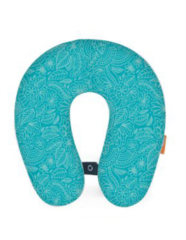 Venta por Mayor y Catalogo Almohadita De Viaje FLORES CELESTE Enchúlate