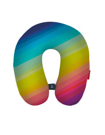 Venta por Mayor y Catalogo Almohadita De Viaje Arcoiris 2 Enchúlate