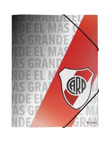 Venta por Mayor y Catalogo Carpeta Oficio 3 solapas River Plate Mooving
