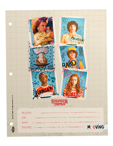 Separadores N3 Stranger Things x 6 Unid.  - Mooving