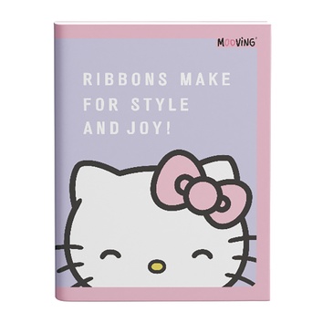 Cuaderno 16x21 T/F Abrochado 48 hjs. Hello Kitty Mooving