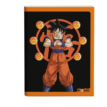 Cuaderno 16x21 Tapa Fina 48 hjs  Dragon Ball Mooving