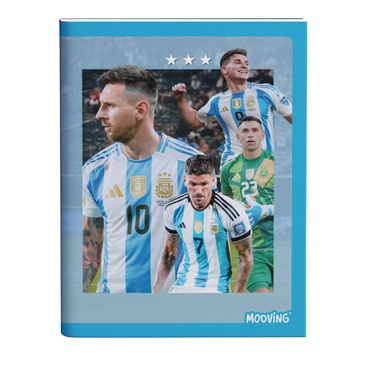 Cuaderno 16x21 Tapa Fina Abrochado 48 Hjs Afa - Mooving