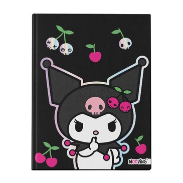 Cuaderno 16x21 T/D Cosido 48 hjs. Kuromi - Mooving