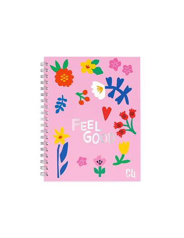Venta por Mayor y Catalogo Cuaderno Espiral Tapa Dura 16x21 80 hjs Como Quieres Mooving