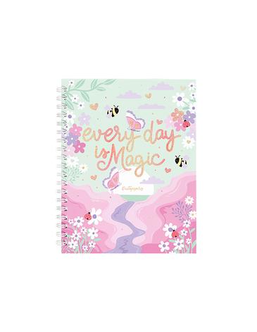 Cuaderno Espiral Tapa Dura 16x21 80 hjs Quitapesares Mooving