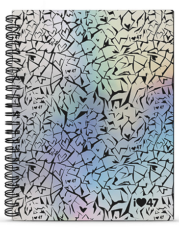 Venta por Mayor y Catalogo Cuaderno A4 Tapa Dura 96 hjs 47 Street  Mooving