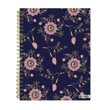 Cuaderno A4 Tapa Dura 96 Hjs. Boho  Mooving