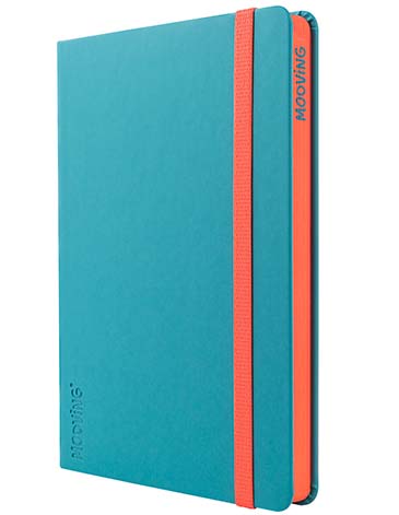 Cuaderno A5 Tapa Dura Rayado 80 Hjs. - Mooving