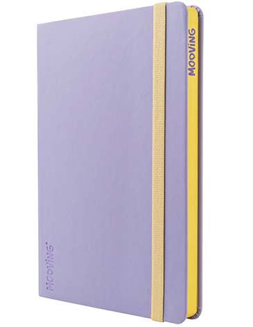 Cuaderno A5 Tapa Dura Rayado 80 Hjs. - Mooving