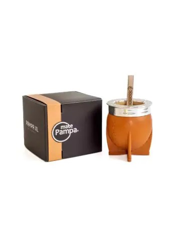Mate Pampa Tradicional Boca Cerrada Con Bombilla  - Mate Pampa