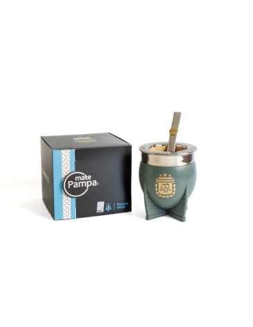 Mate Pampa XL Afa Aro Plateado  Mate Pampa
