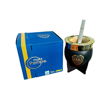 Mate Pampa XL Boca Juniors C/Bombilla  Mate Pampa