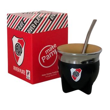 Mate Pampa Tradicional River Plate Boca Abierta  Mate Pampa