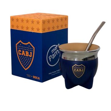 Venta por Mayor y Catalogo Mate Pampa Tradicional Boca Juniors Boca Abierta  Mate Pampa