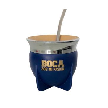 Mate Pampa Tradicional Boca Juniors Boca Abierta  - Mate Pampa