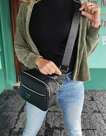 Bandolera 2 Div.Bols.Fte y CORREA Desmontable  Biama Bags