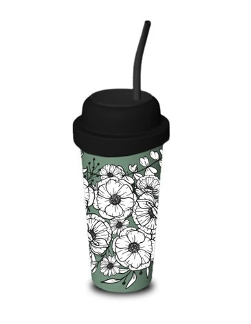 Mate Listo Flower 500cc - Enchúlate