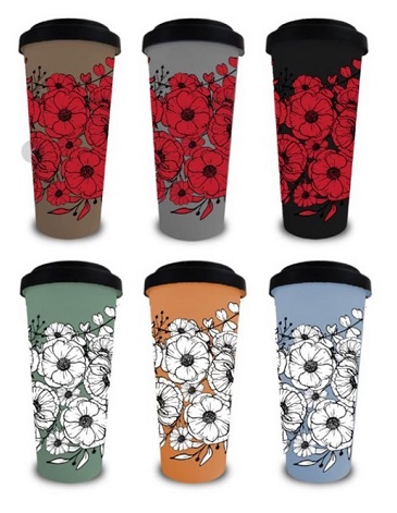 Vaso Cafe Lungo Flower 500cc - Enchúlate