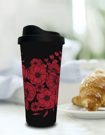 Vaso Cafe Lungo Flower 500cc - Enchúlate