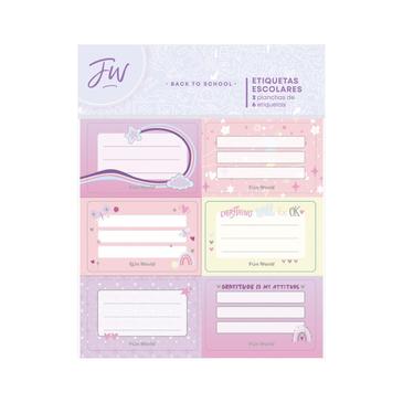 Venta por Mayor y Catalogo Etiquetas Fun World Sweet x 2 Unid. Mundo FW
